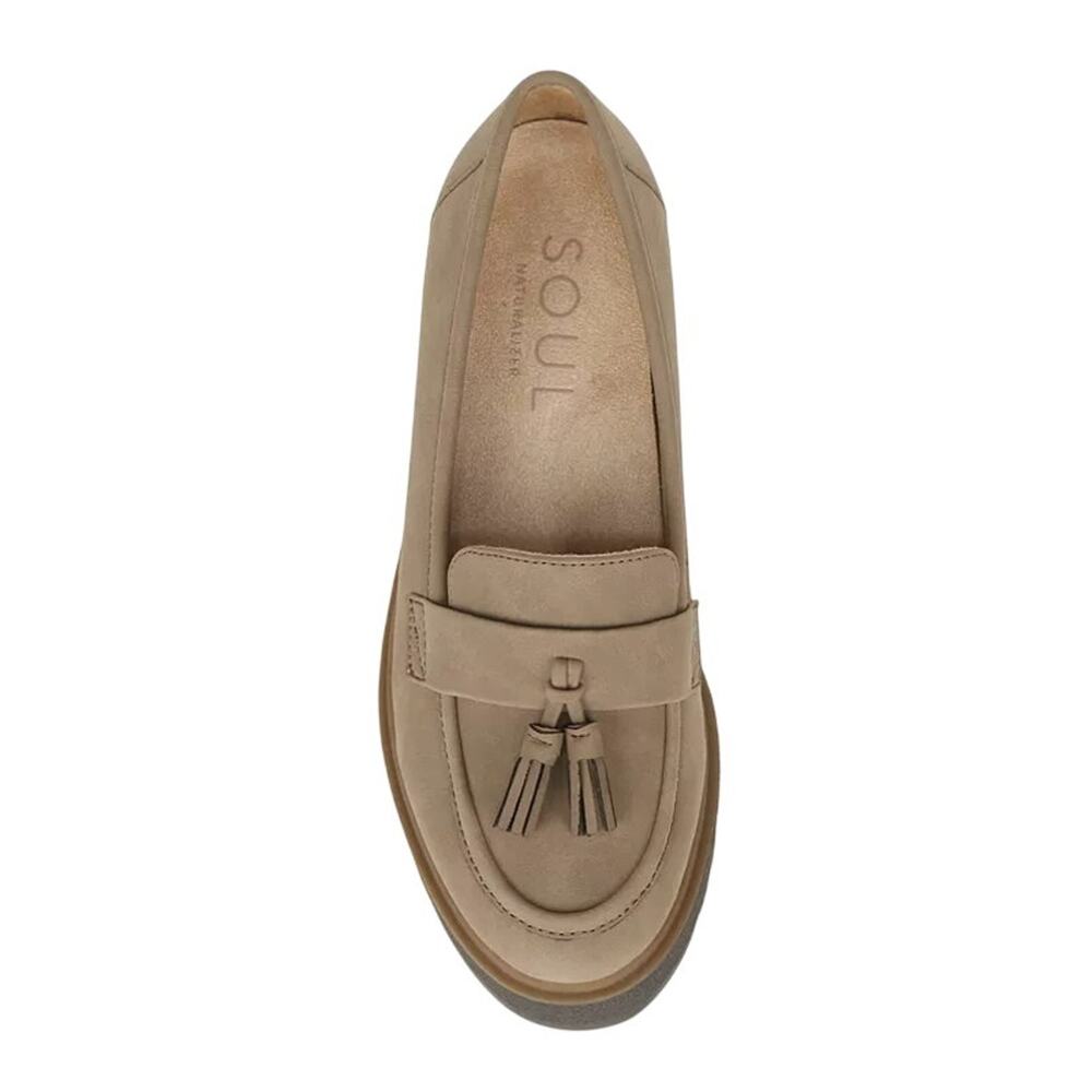 Soul Naturalizer Womens Josie Loafers US 6.5M EU 36 Taupe Slip-on NIB - Picture 2 of 13